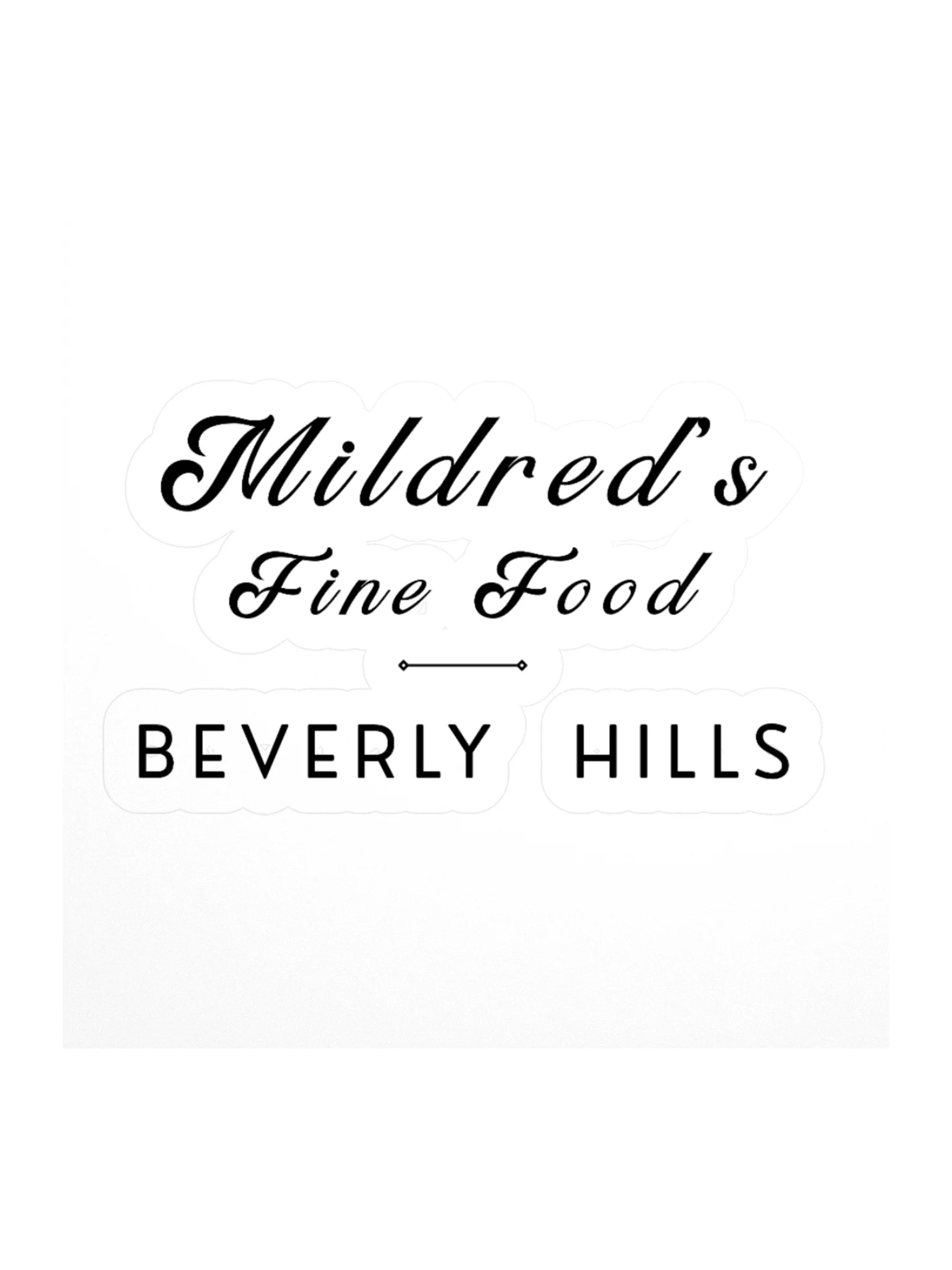 Mildred's Fine Food Sticker product image (1)