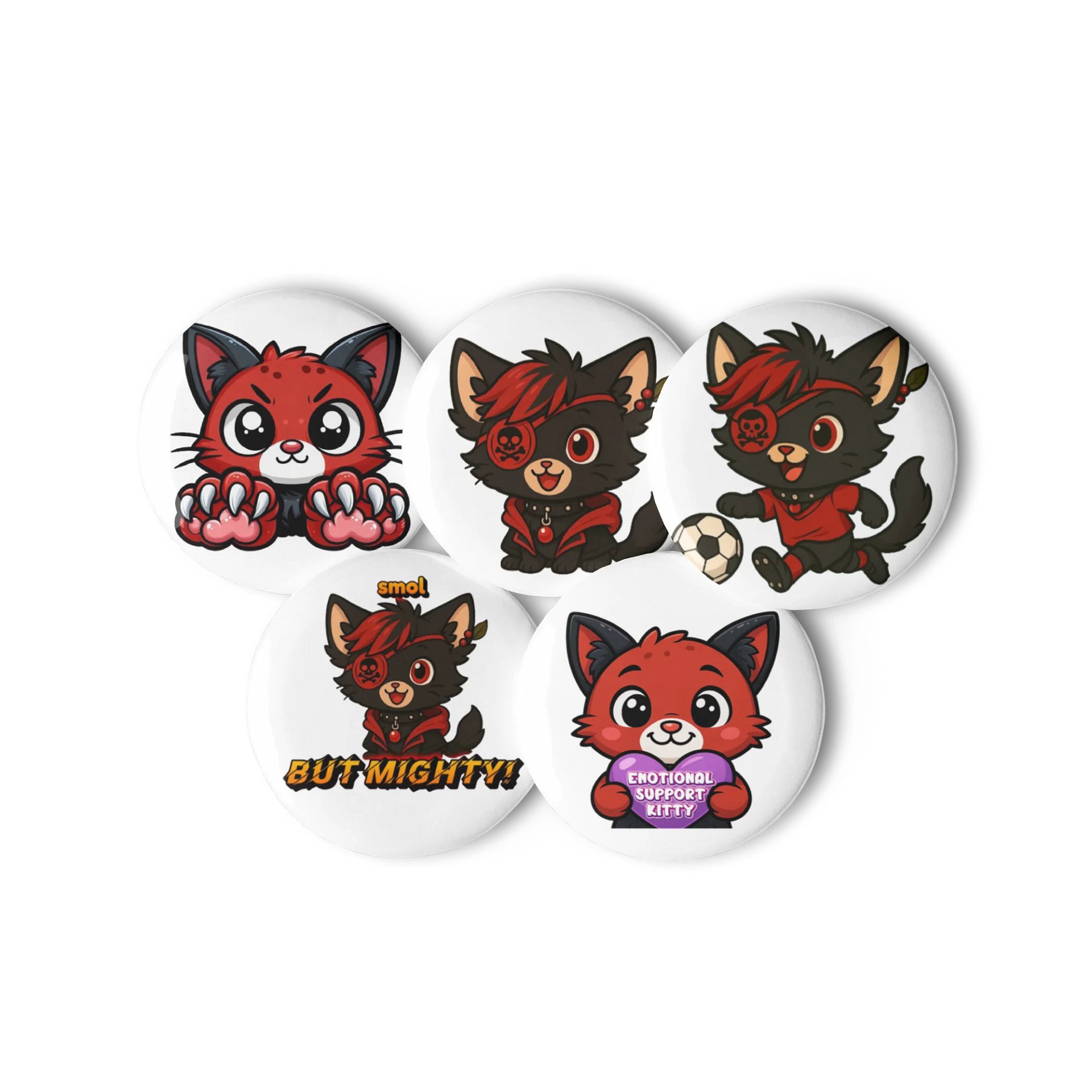 Kat Mascot Badge Set product image (3)