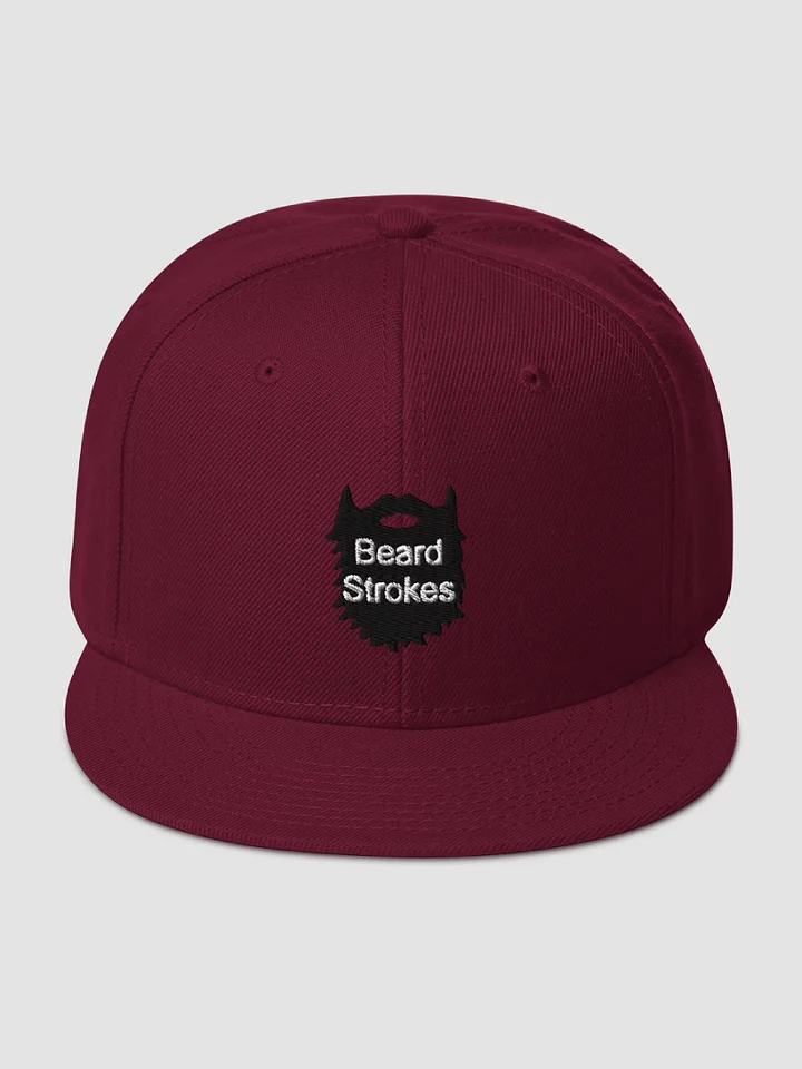 Beard Strokes Snapback Cap Hat (Black Beard) product image (1)