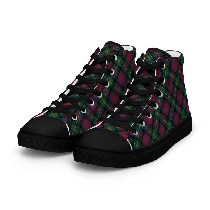 Logan Tartan Men's High Top Shoes product image (2)
