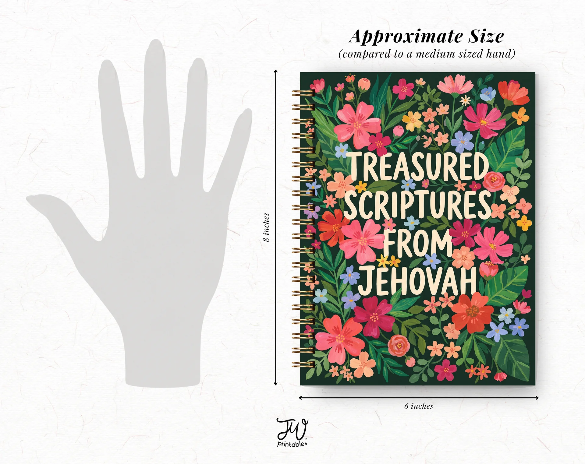 100 Treasured Scriptures Prompted Journal product image (4)