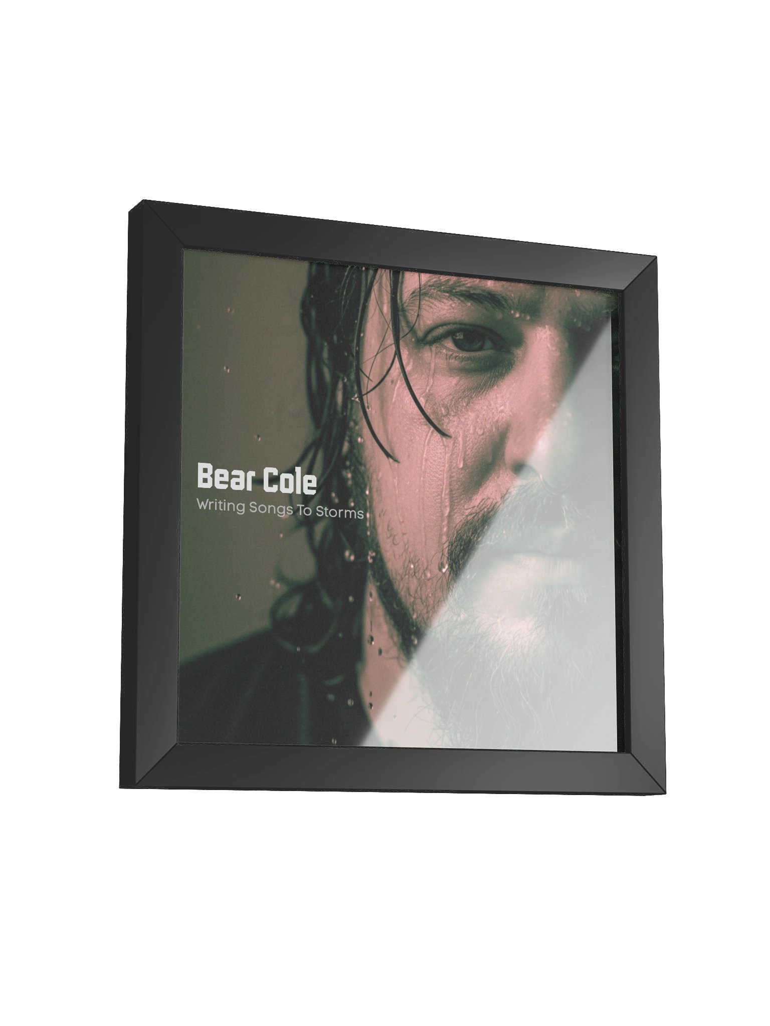 Bear Cole - Writing Songs to Storms (album cover) Framed Poster product image (6)
