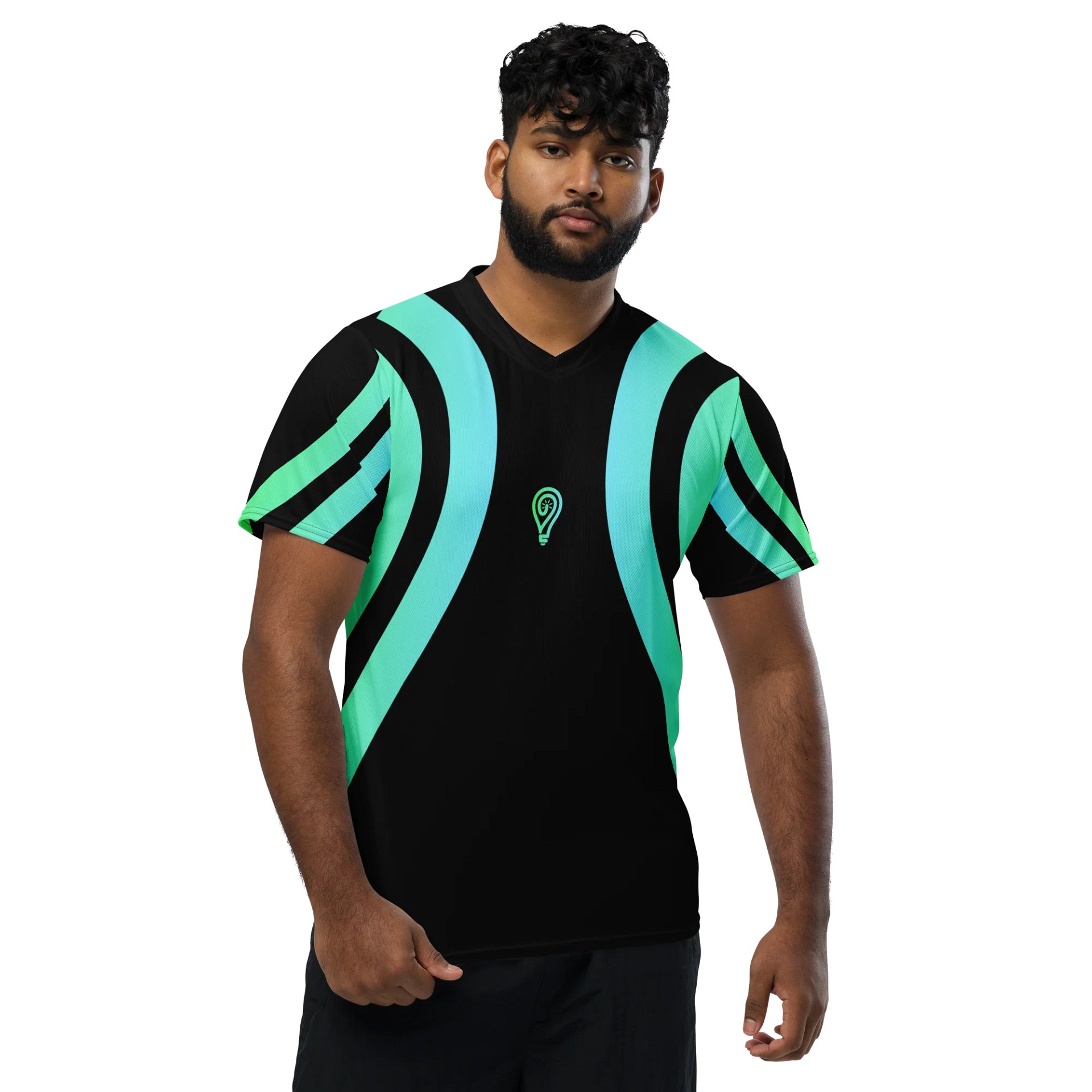 Lumia Stream Sports Jersey Green Black product image (1)