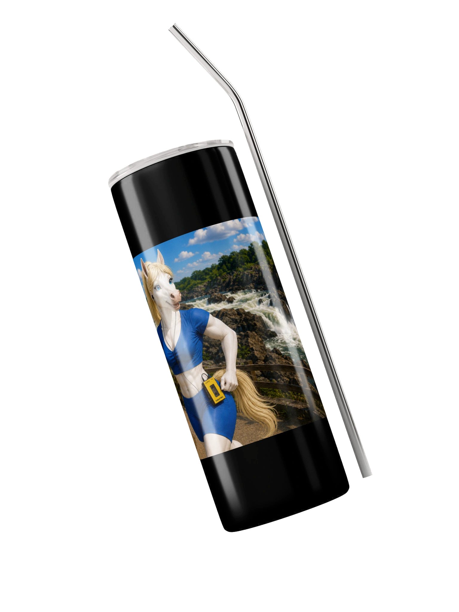 Mystery Mare Jogging Tumbler. product image (3)