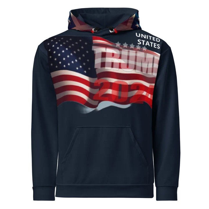 Trump 2024 Patriotic Flag Hoodie product image (1)