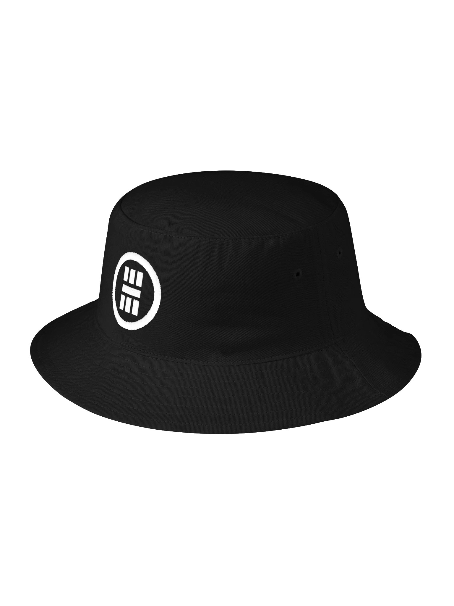 NAKAMA Embroidered Kamon Bucket Hat (white/black) product image (3)