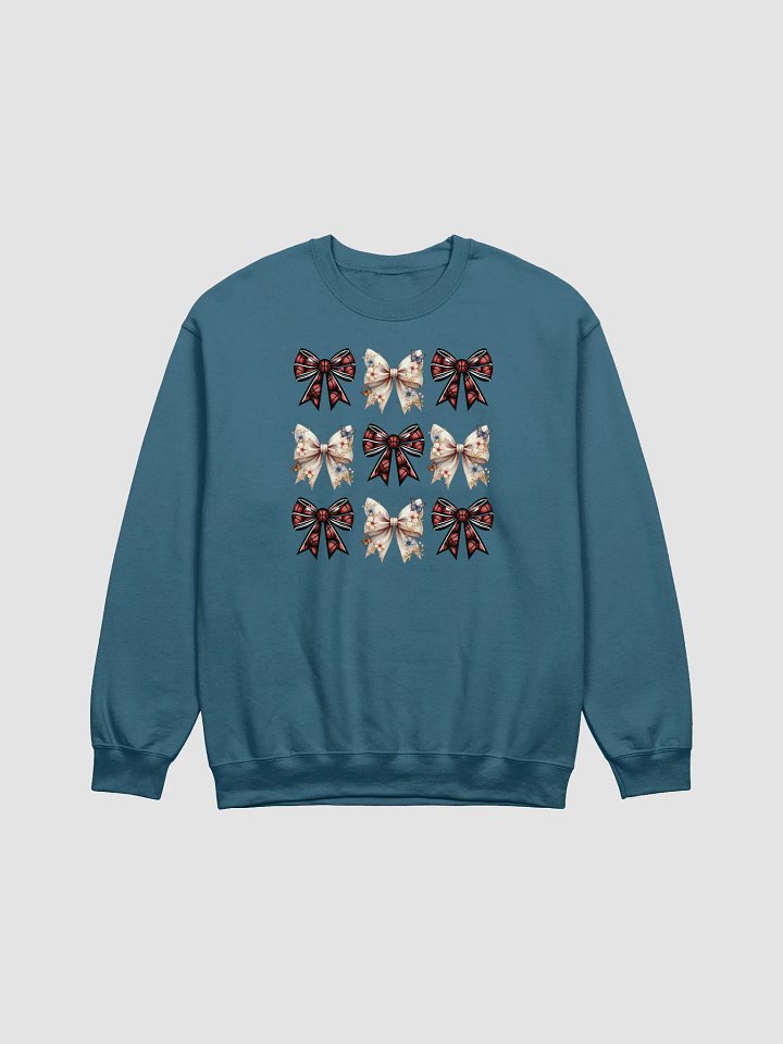 Spring Bow Basketball Grid Sweater product image (11)