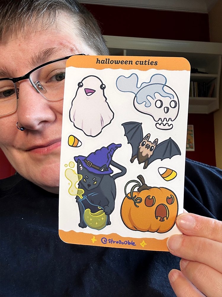 sticker sheet : halloween cuties product image (3)