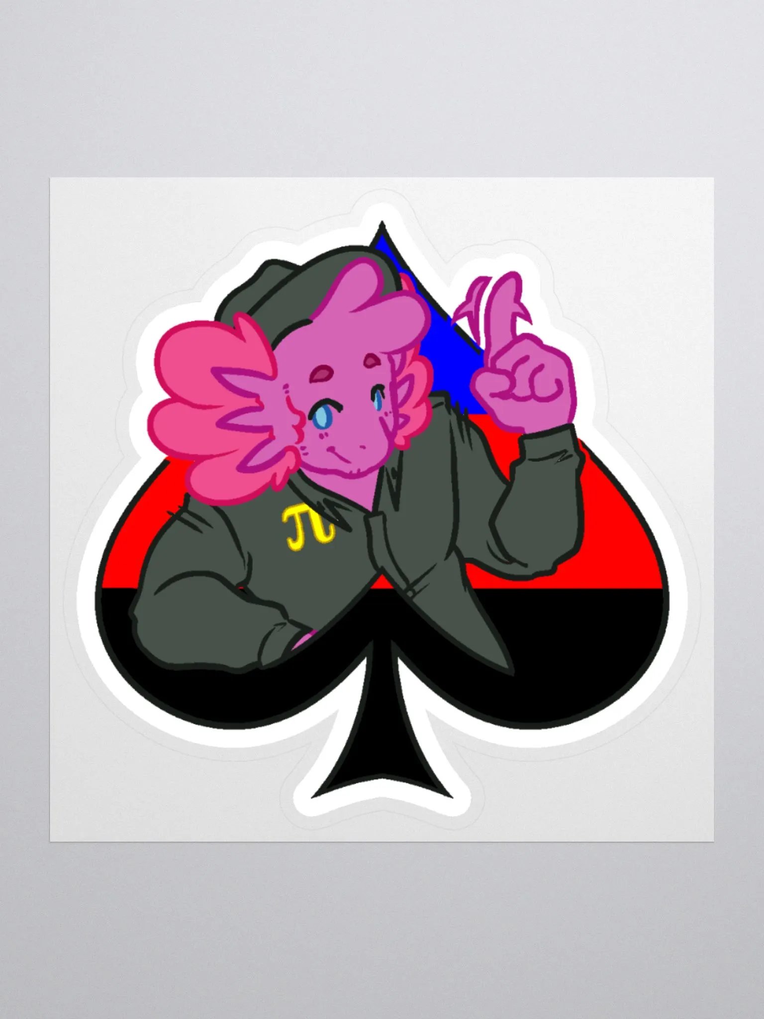 OG Poly in Spades | Kiss-Cut Sticker product image (1)