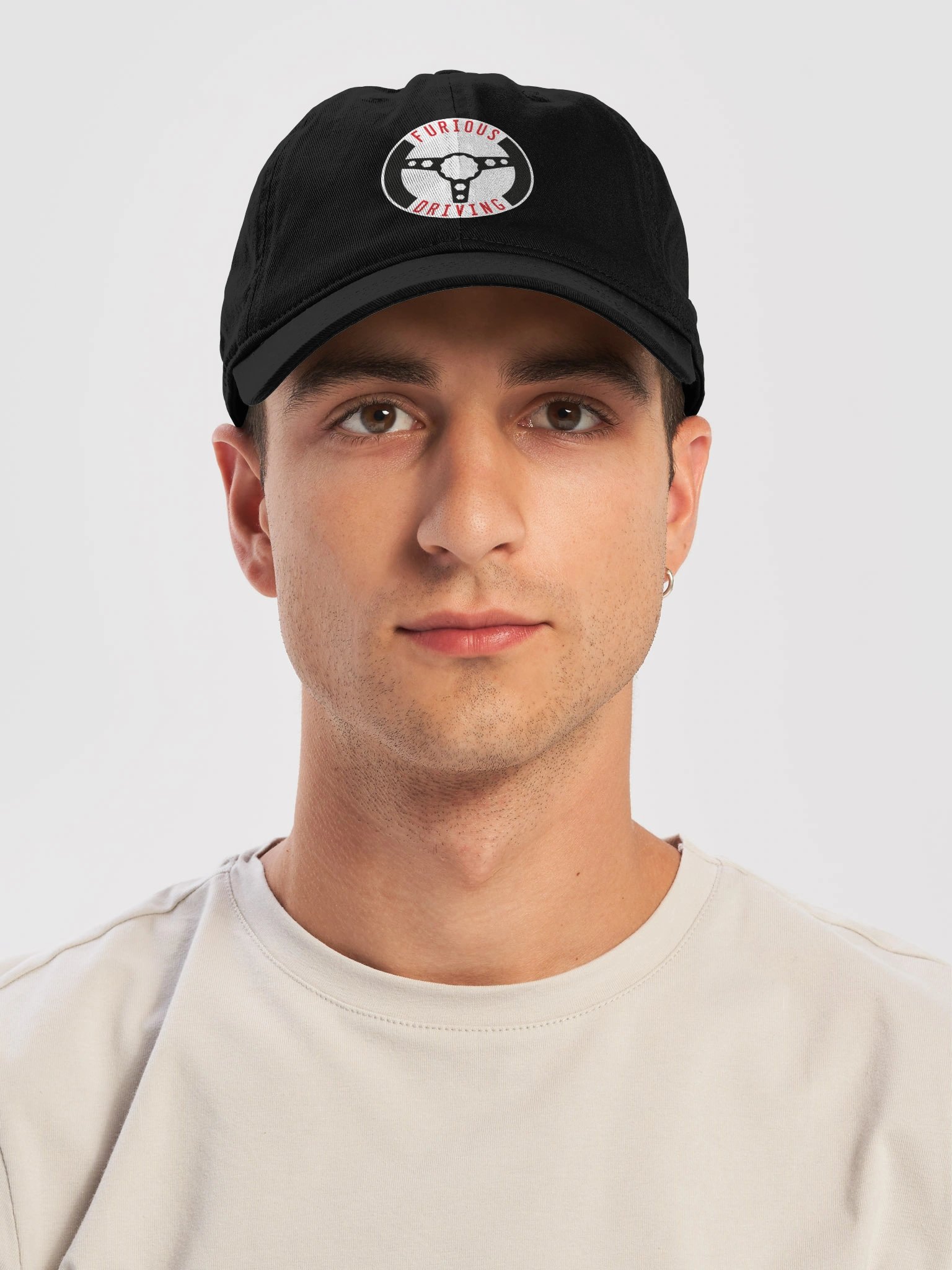 Furious Driving round logo black cap product image (5)
