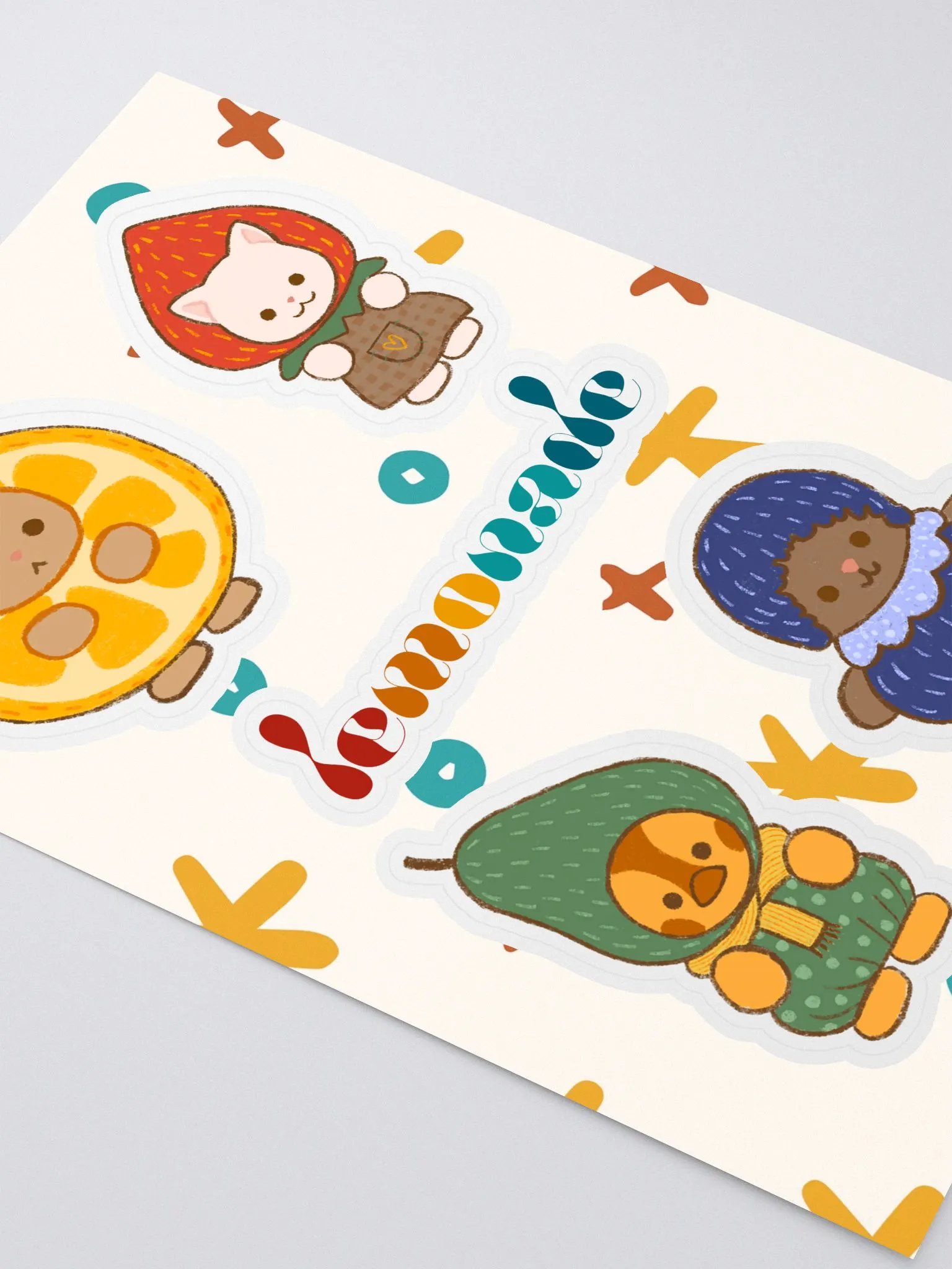 lemonade friends / sticker sheet product image (2)