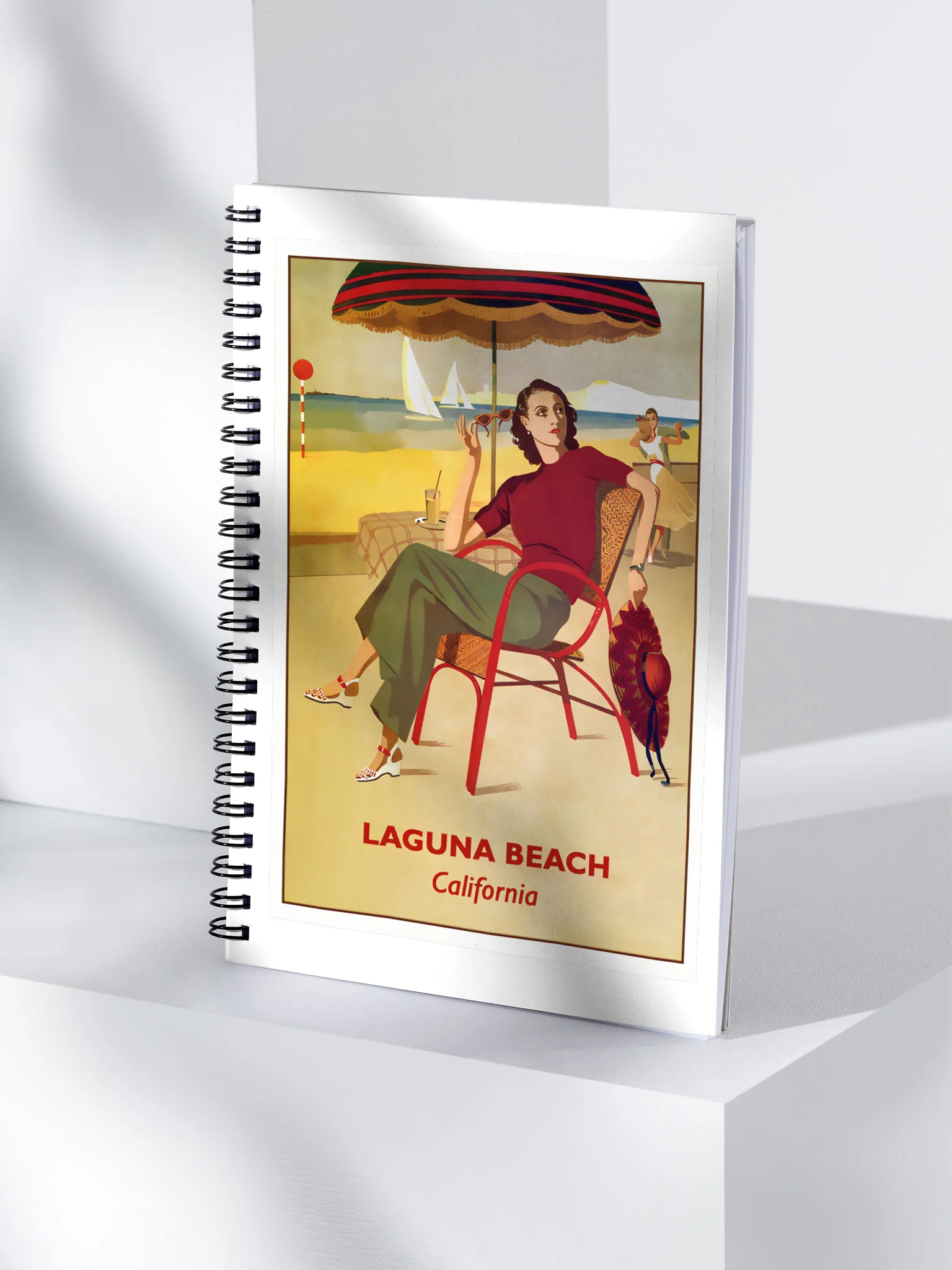 Laguna Beach Vintage Spiral Notebook product image (4)
