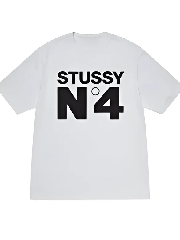 Stussy No.4 Tee White product image (1)