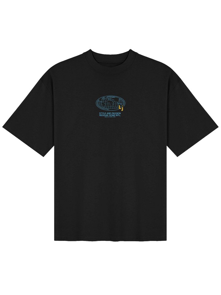 "Reggae Gone INTL" Premium Oversized T-Shirt in Black product image (1)