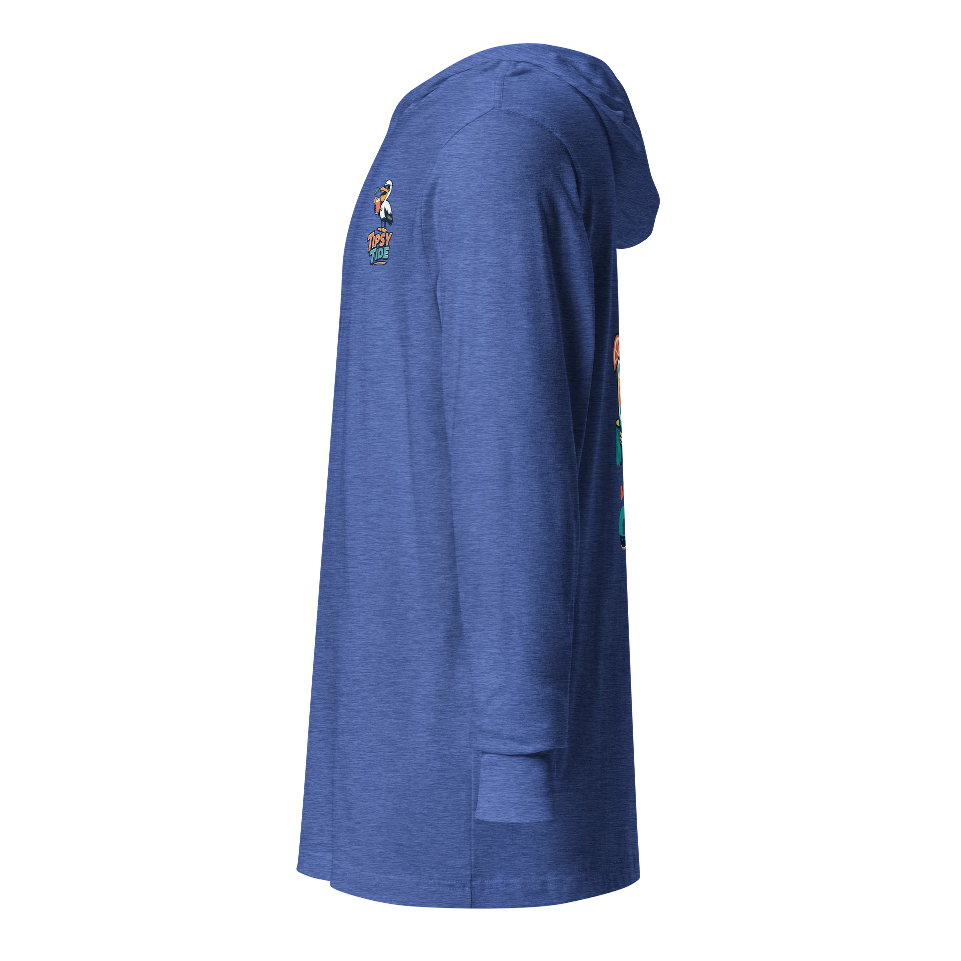 Mixed Pelican by the Ocean Hooded T-Shirt product image (5)