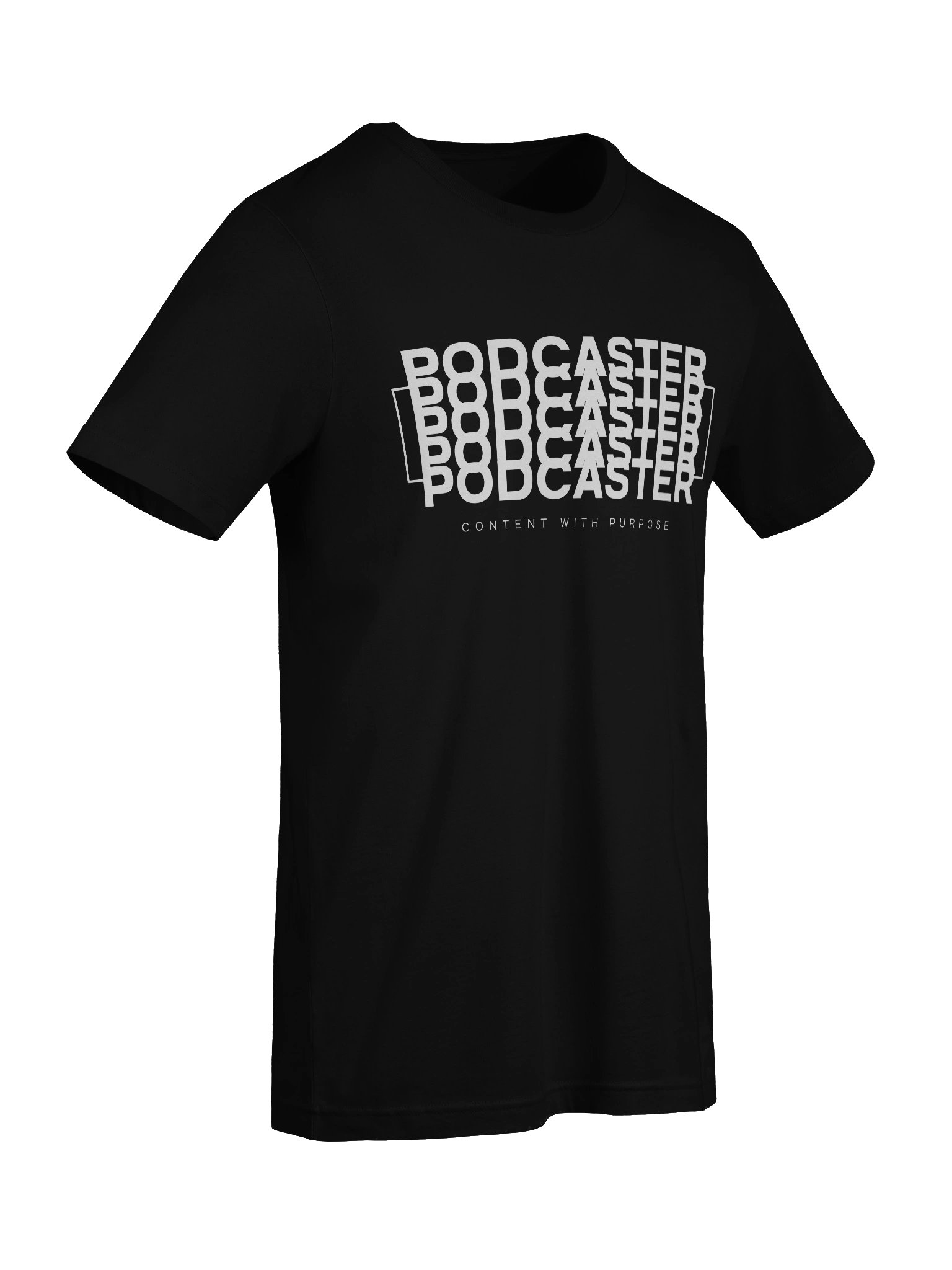 Podcaster shirt- Content with Purpose product image (60)