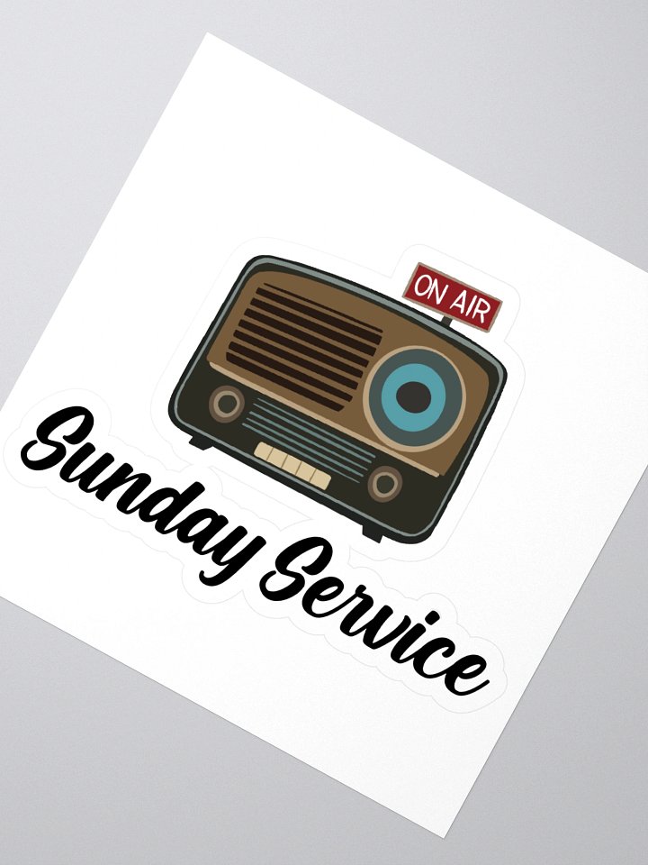 Sunday Service Sticker product image (2)