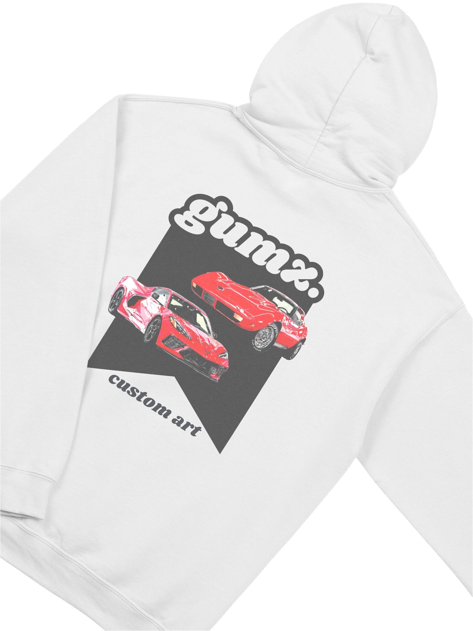 GUMZ. Chevron Red Car Hoodie product image (33)