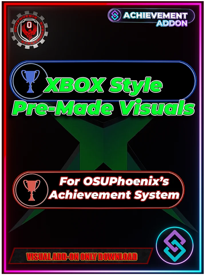 XBOX Style Achievement Visuals product image (1)