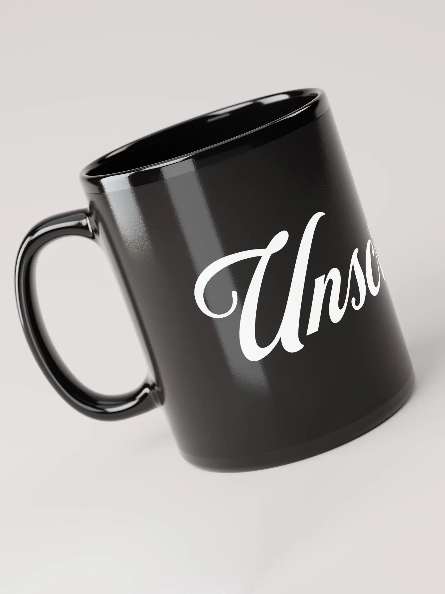 Unscripted Company Black Mug (Clean) product image (6)