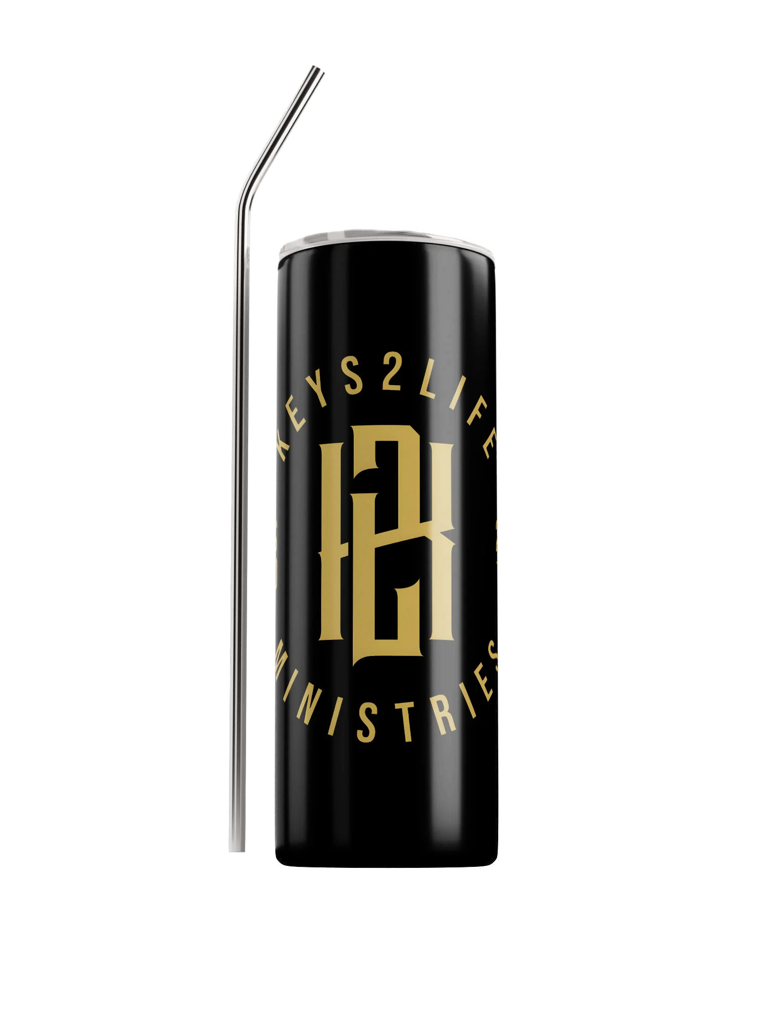 Keys2Life Ministries Gold Emblem Tumbler product image (1)