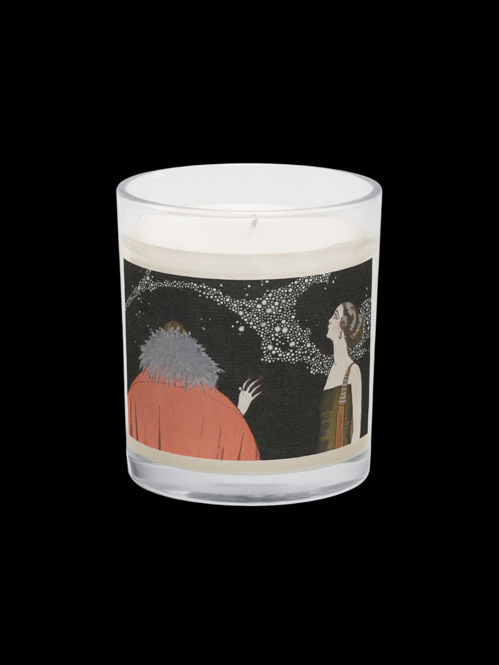 La voie lactée. Soy Wax Candle In A Clear Glass Jar. product image (2)