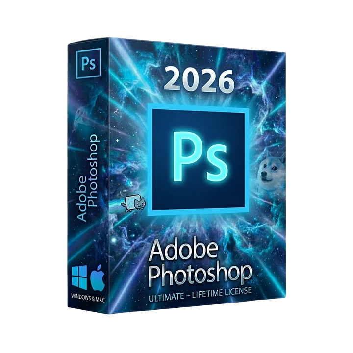 Adobe Photoshop 2026 – Professional Photo Editing & Graphic Design Software | Lifetime License | Instant Download product image (1)