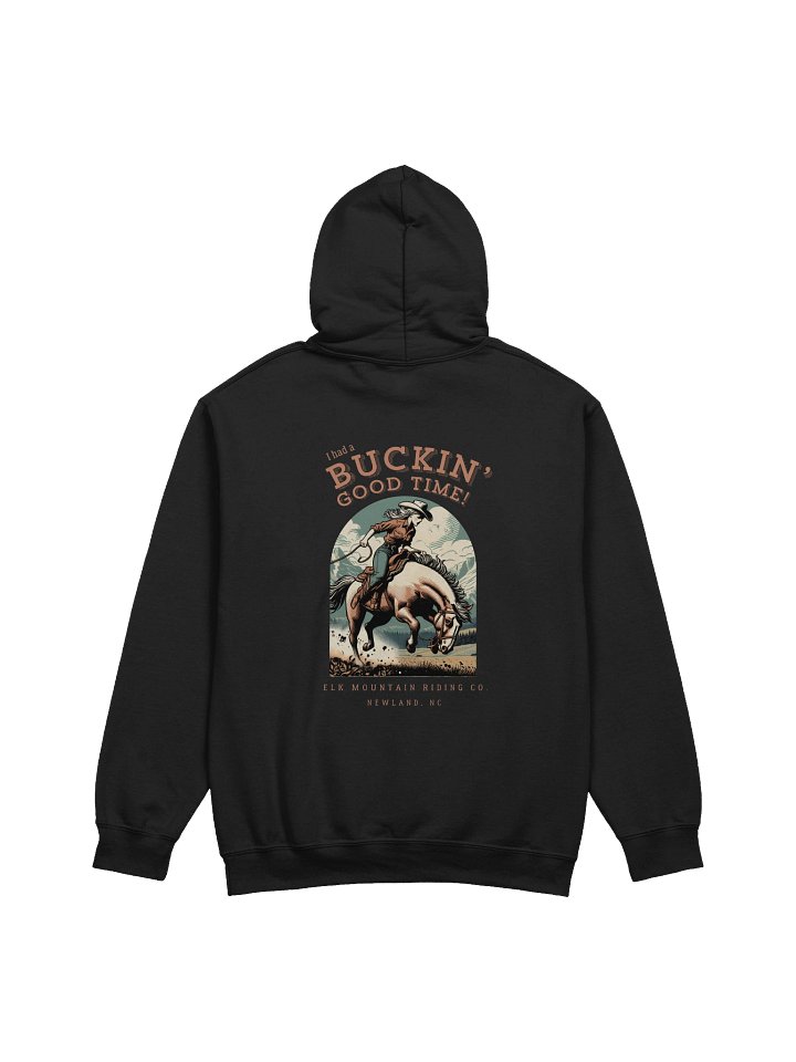 Buckin' Good Time + EMRC Logo Classic Hoodie (Dark Colors) product image (2)