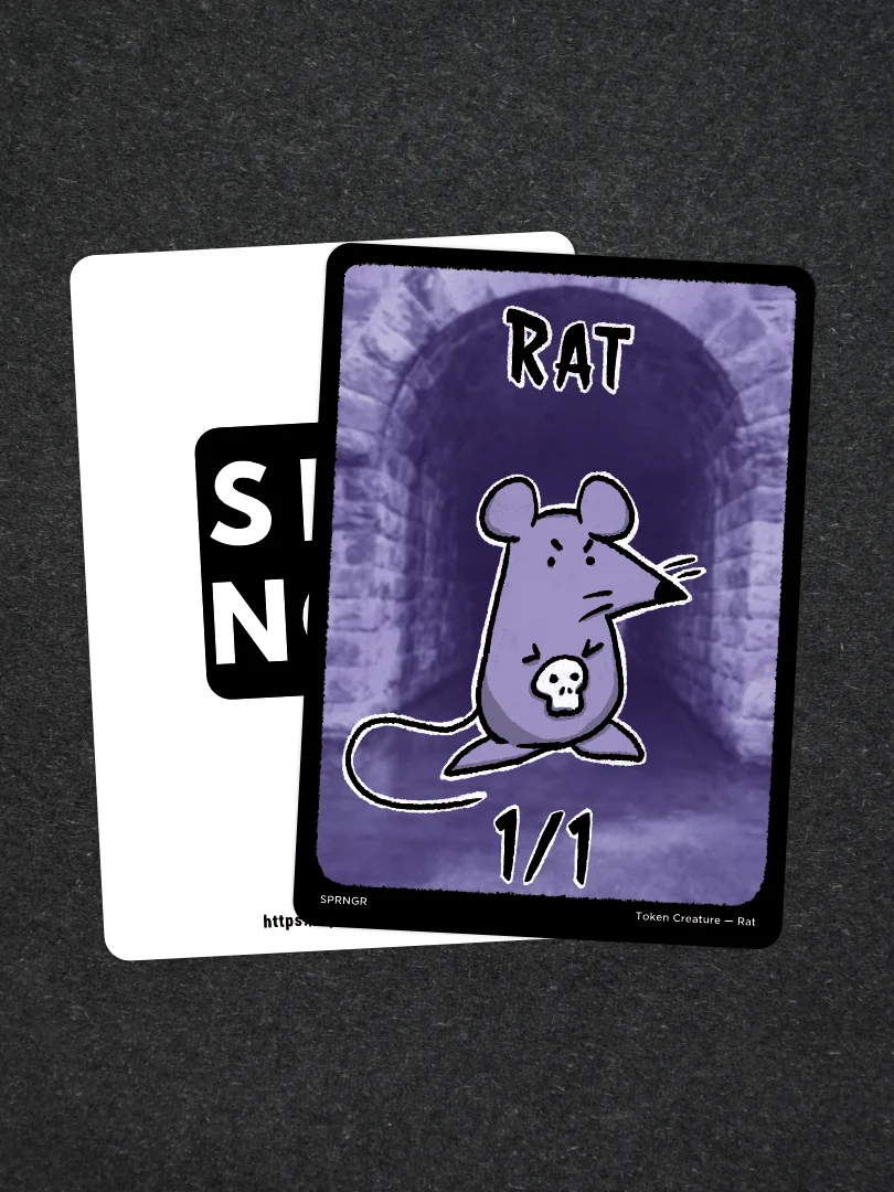 Dungeon Doodle Rat Token product image (1)
