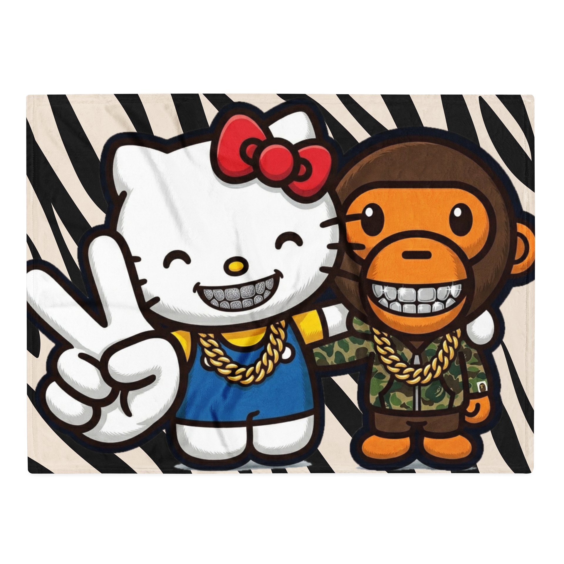 Bling Bling Duo Plush Throw Blanket product image (1)