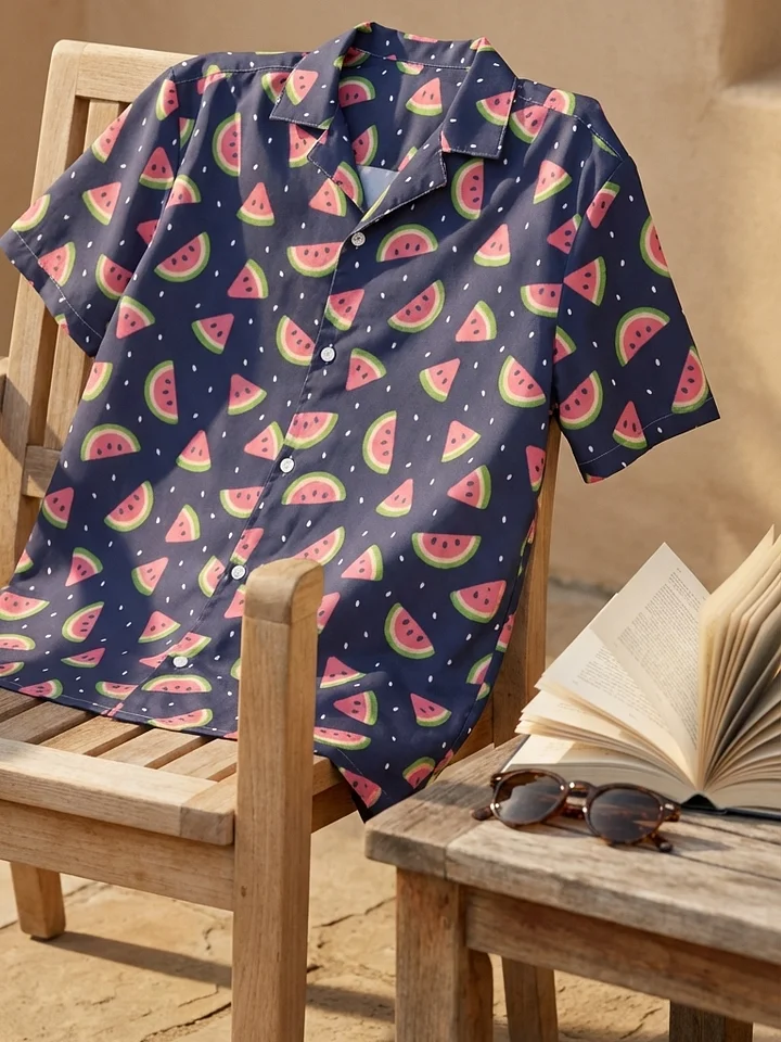 Watermelon Slice Hawaiian Shirt product image (2)