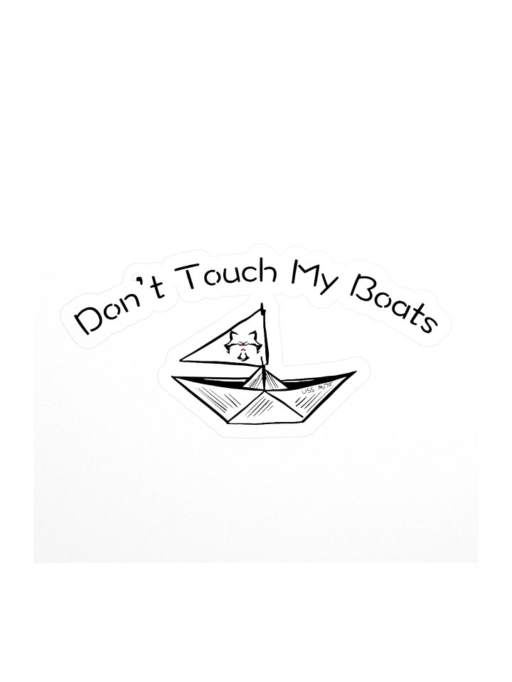 Don't Touch My Boats Sticker product image (1)
