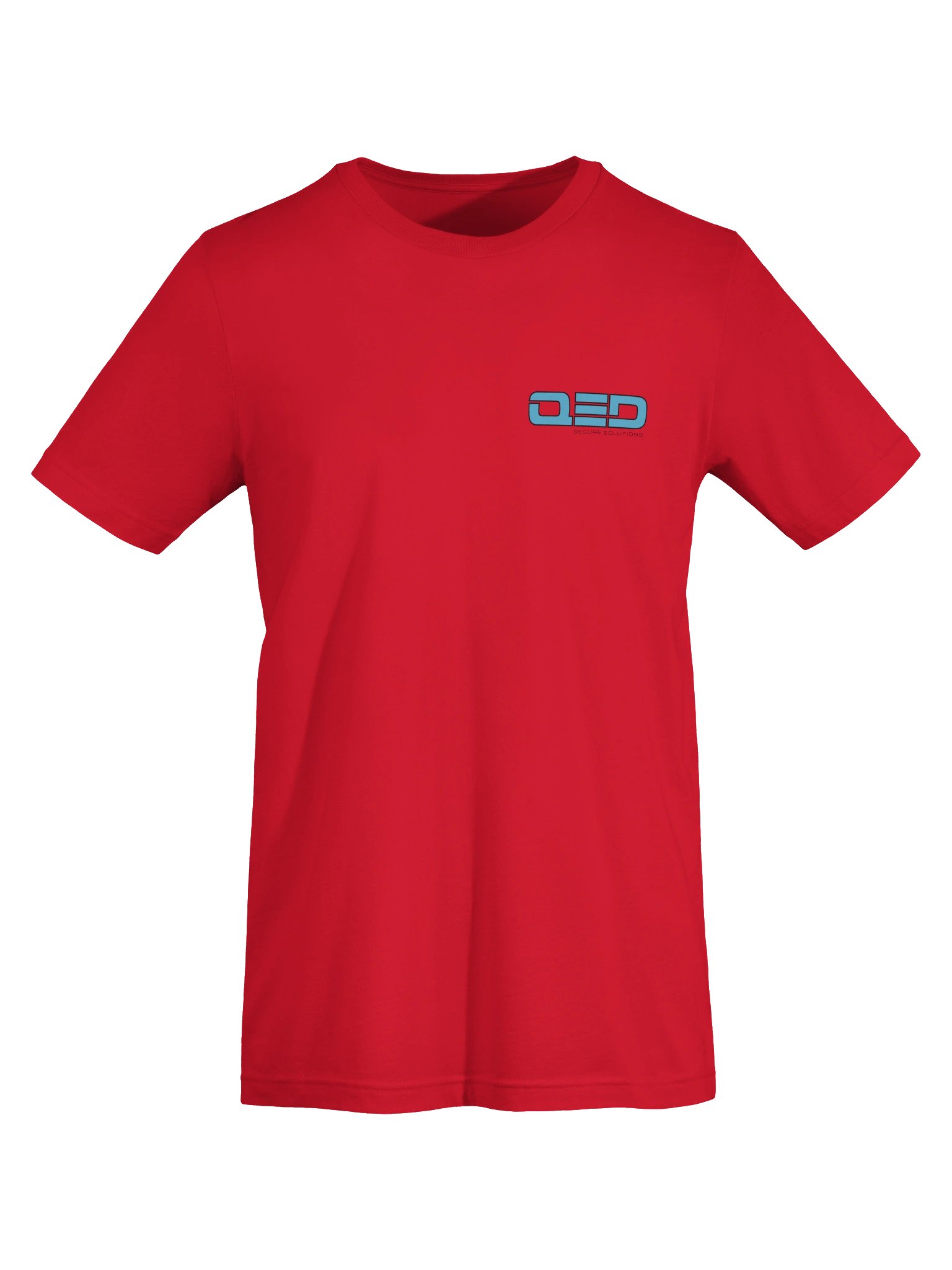 QED Red Shirt Small Logo Front w/ Large Skull Logo on Back product image (5)