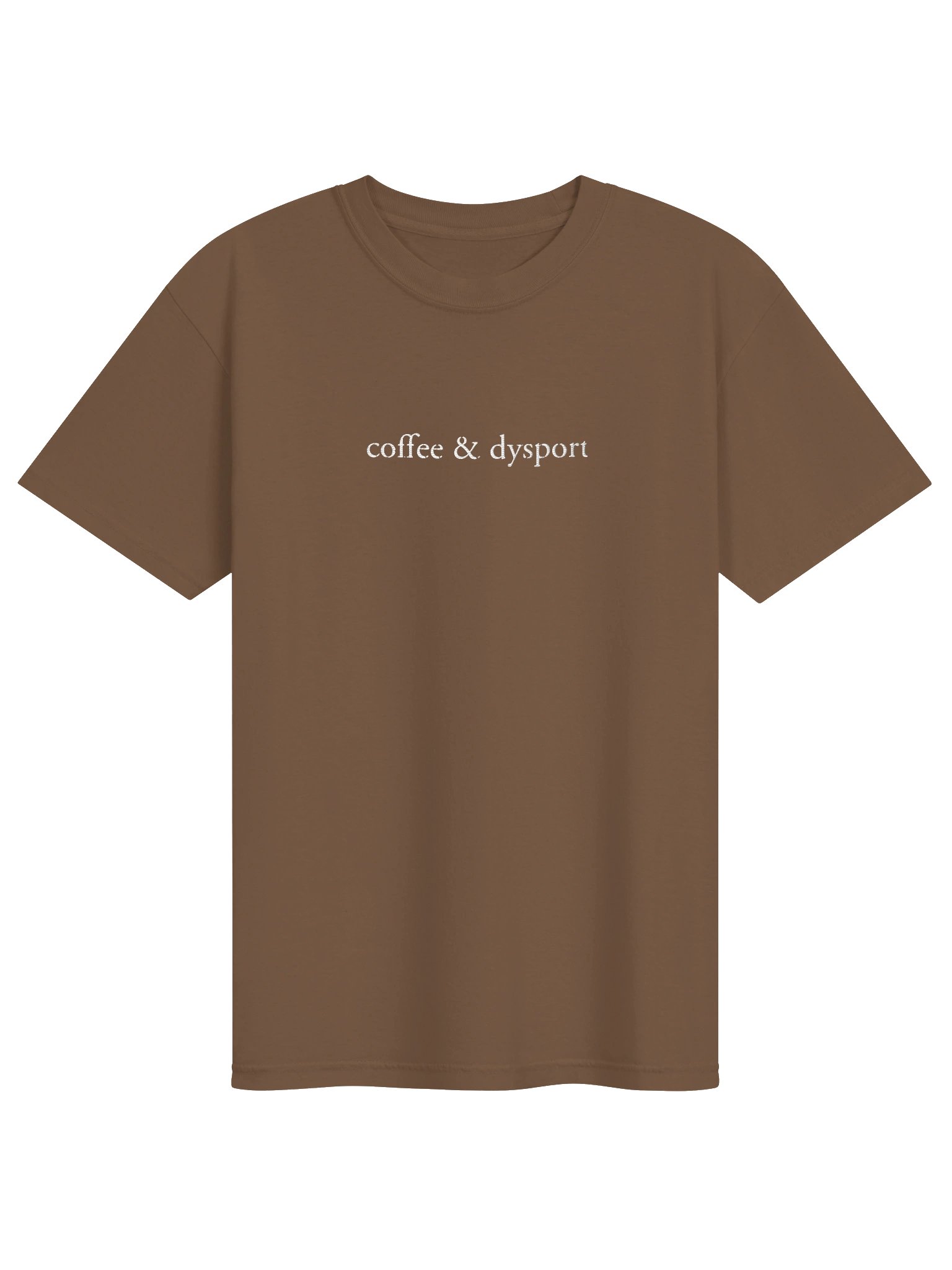Coffee & Dysport Embroidered Tee product image (1)