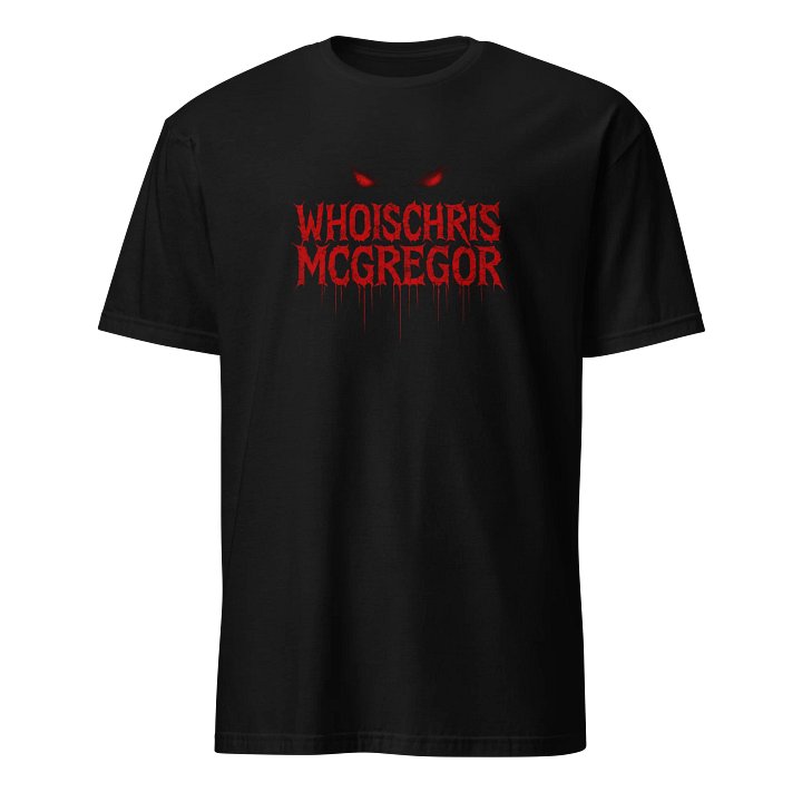 WHOISCHRISMCGREGOR HALLOWEEN T-SHIRT product image (1)