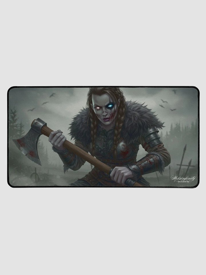 Zombie Viking 01 Desk Mat product image (1)