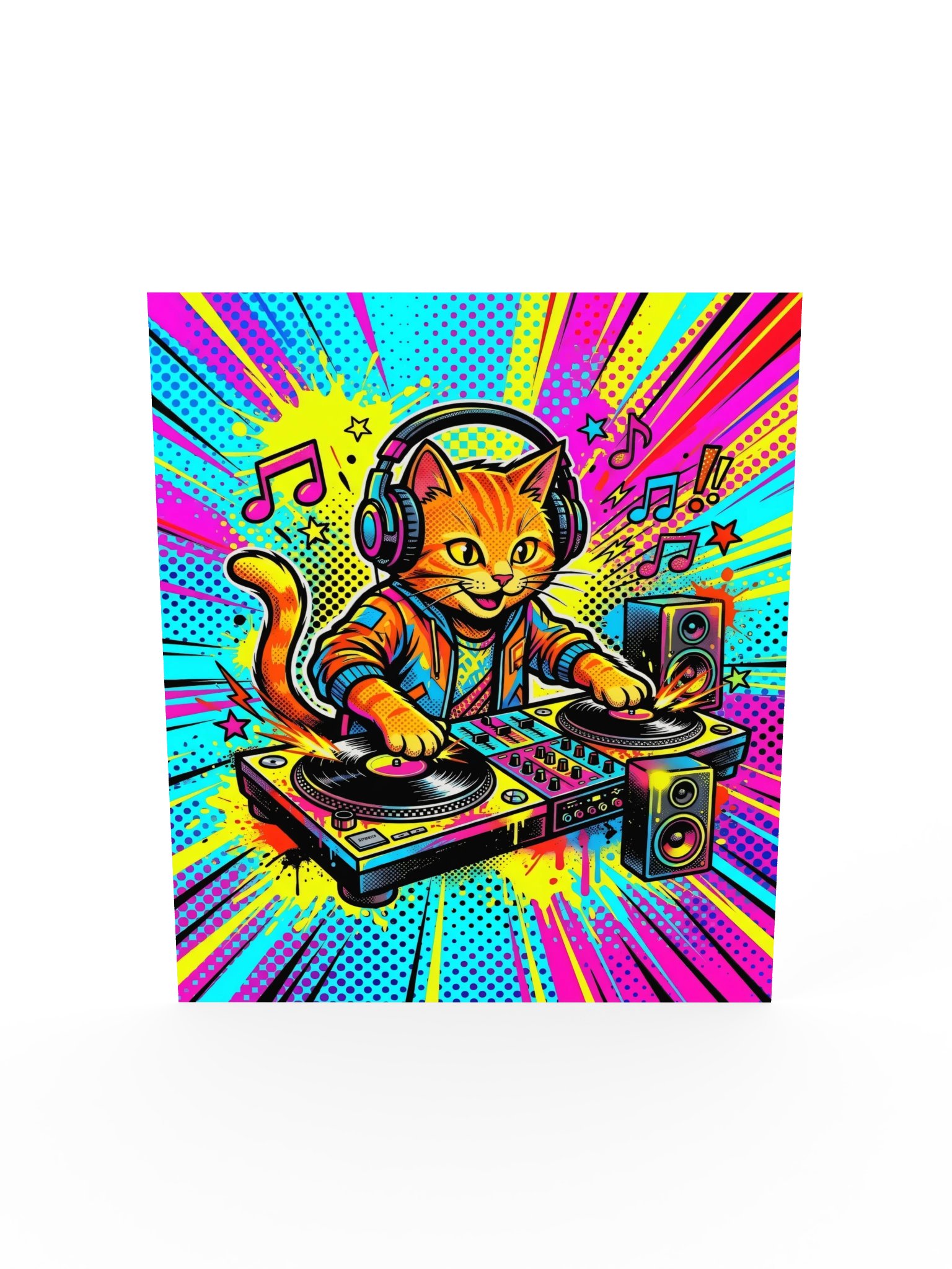 DJ Orange Cat Poster product image (19)
