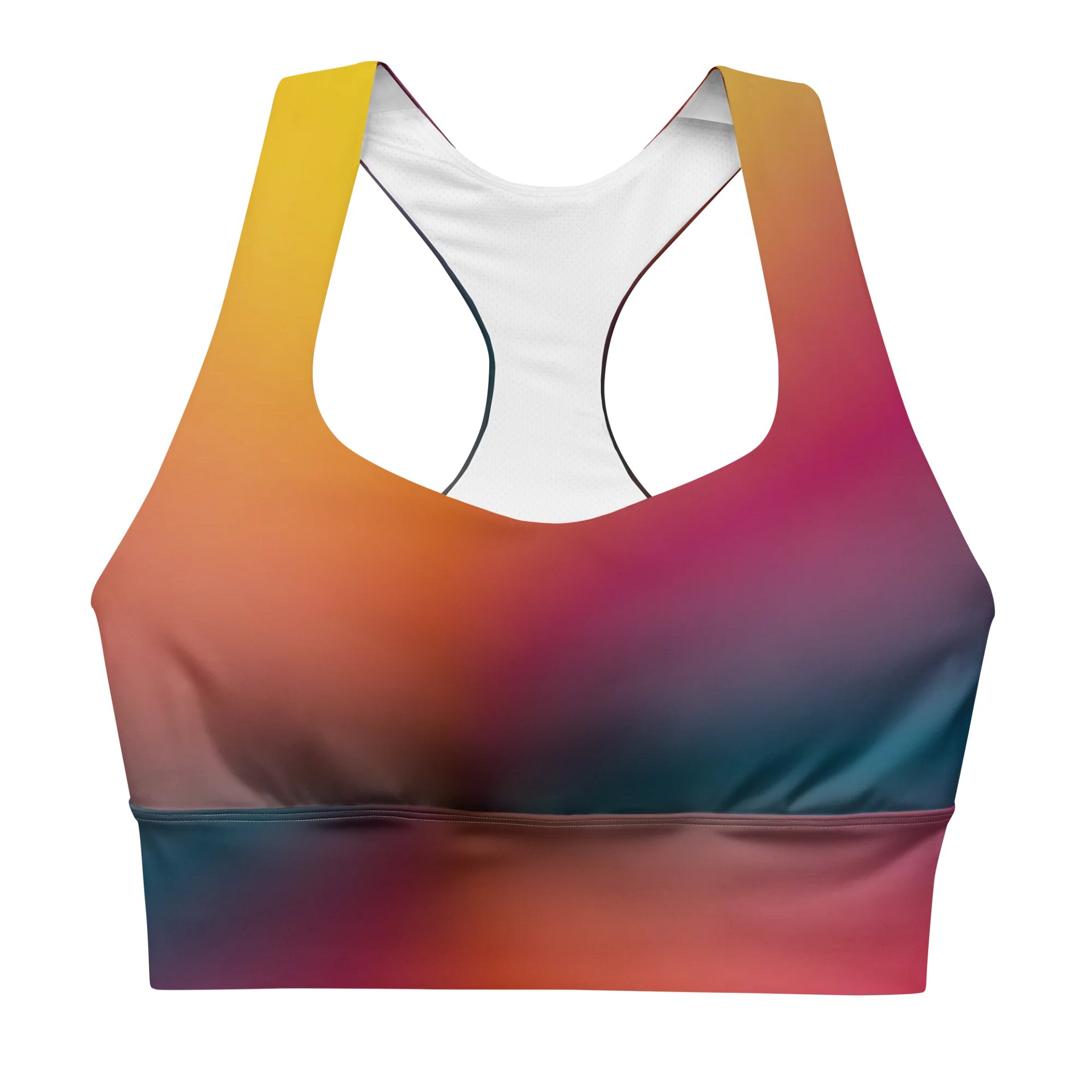 Sunset horizon-Recycled Longline Sports Bra product image (1)
