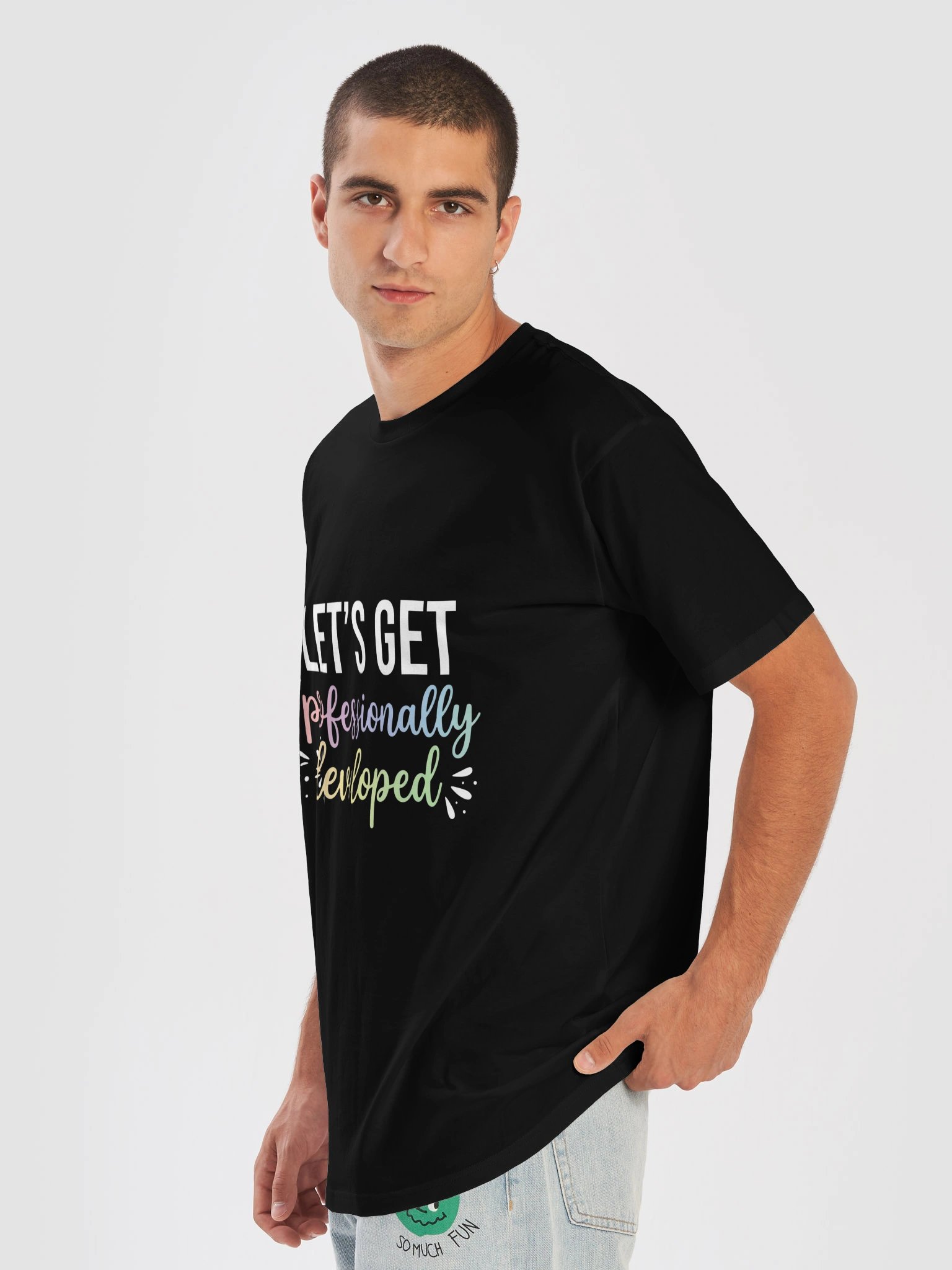 Let’s Get Professionally Developed Rainbow Tee product image (7)