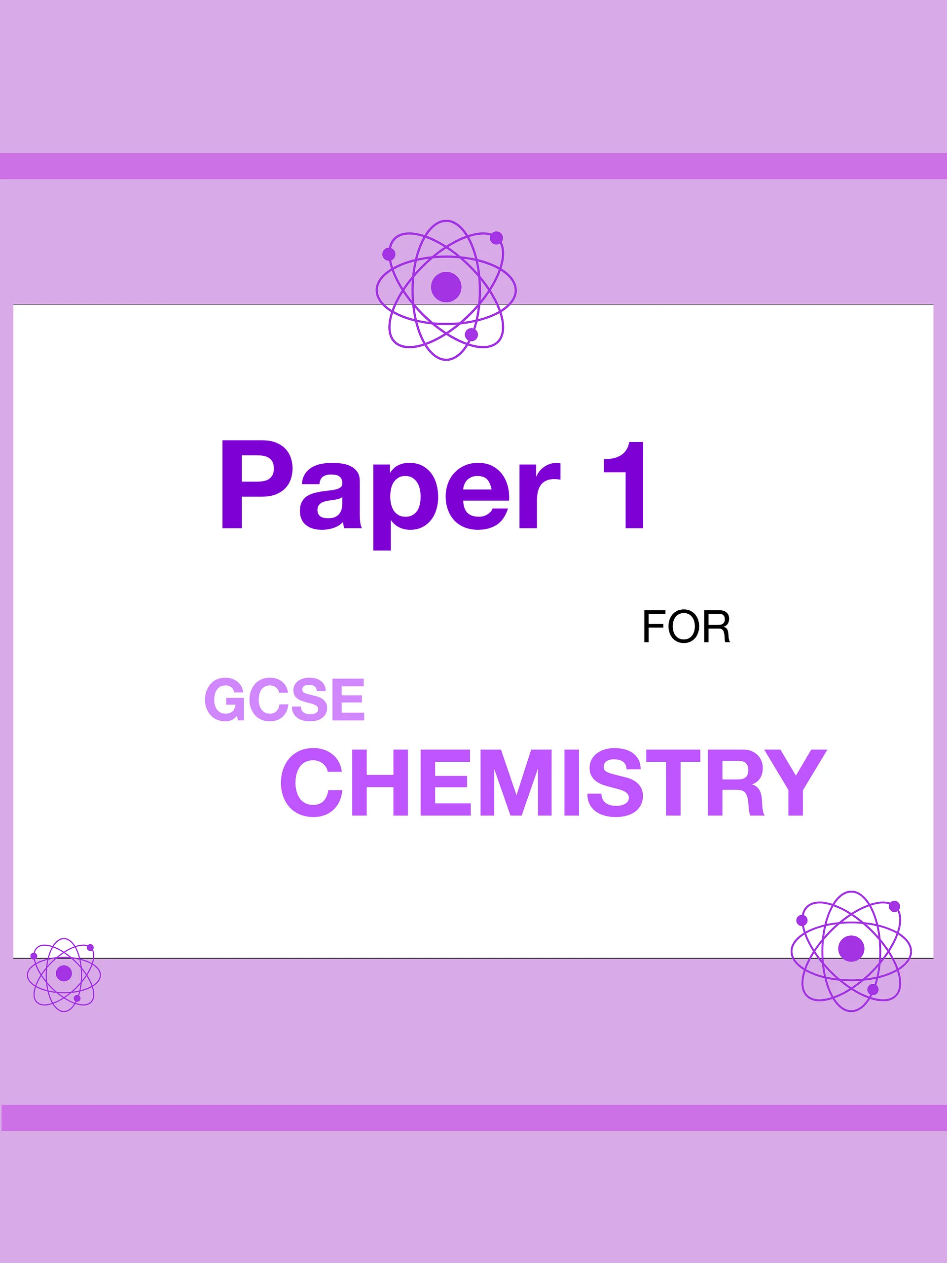 AQA GCSE Chemistry Paper 1 Revision Notes (35 Pages) | Revision Made Easy product image (3)