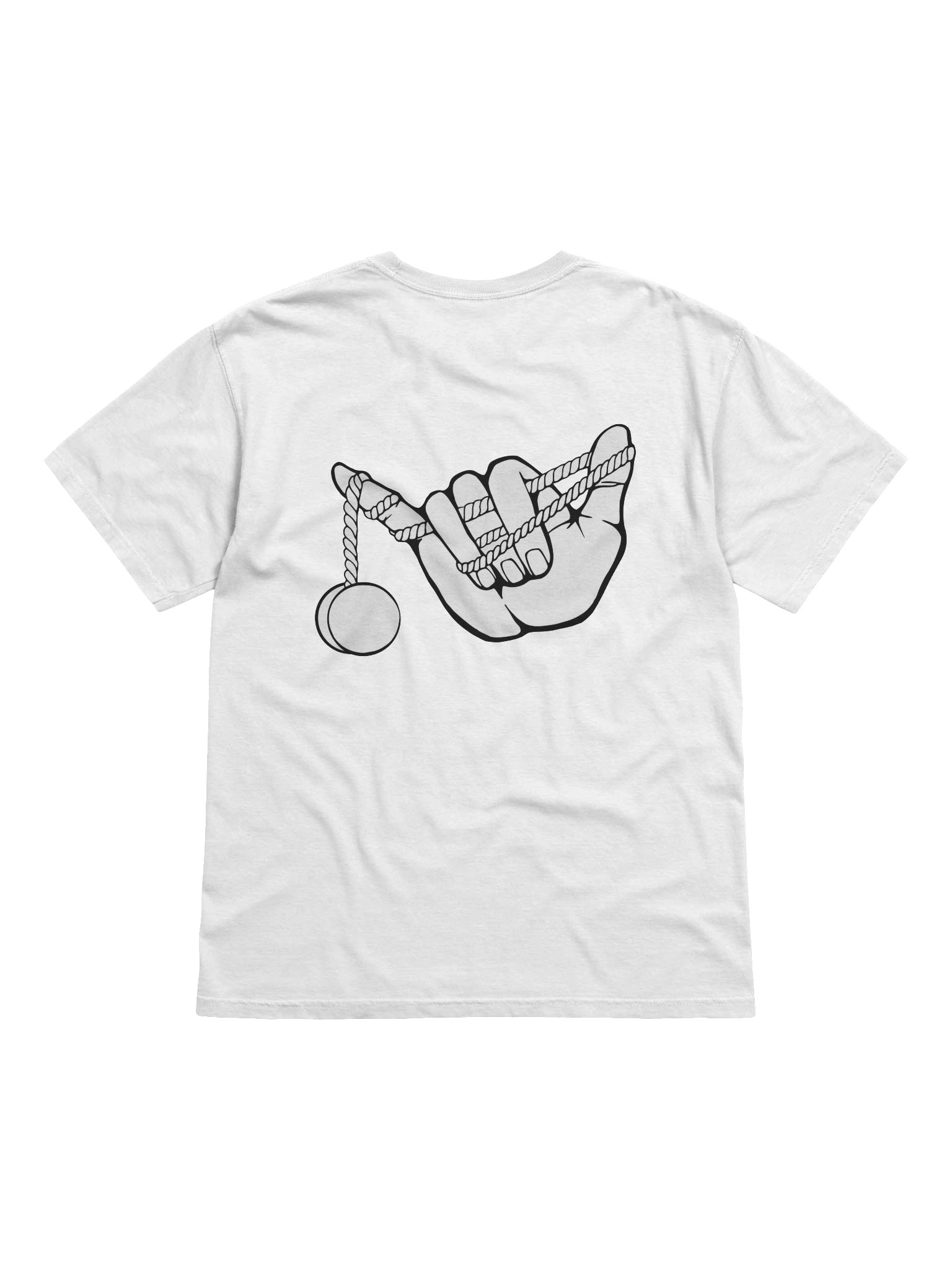 Scrambled String White Tee product image (2)