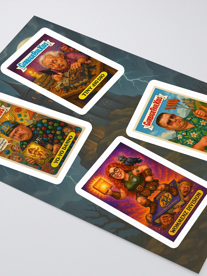 GPK Parody Sticker Sheet [TTRPG Twitter Edition] Sheet 12 product image (2)