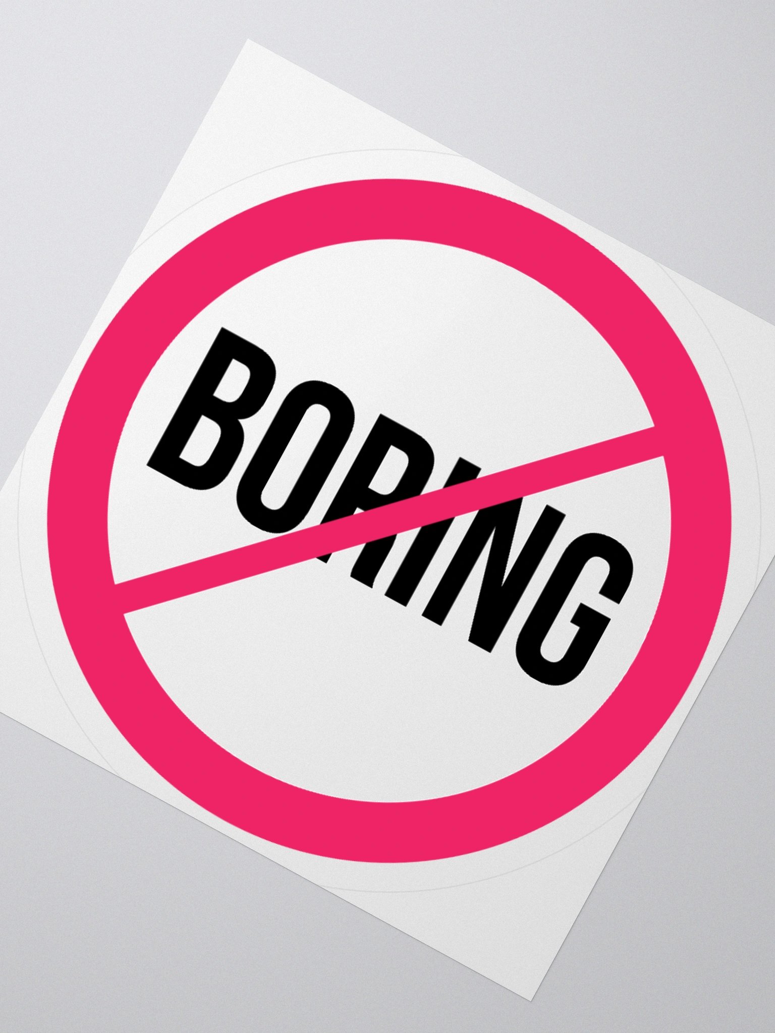 Not Boring - Sticker product image (2)