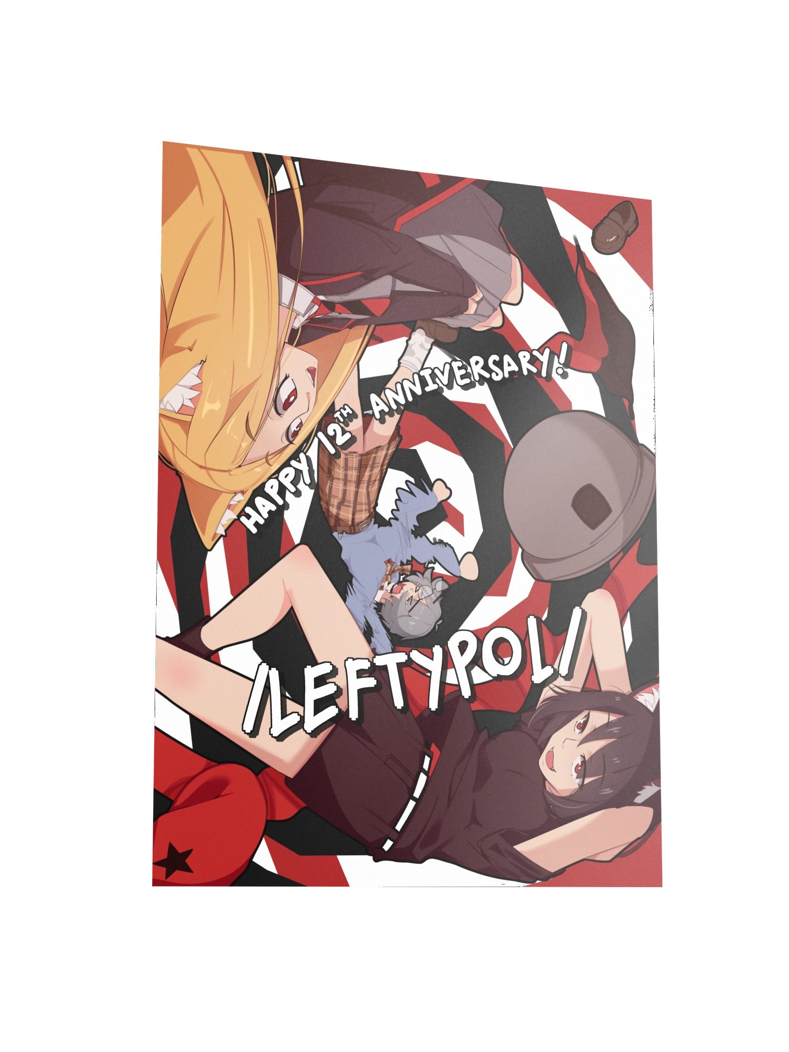 Alunya, Rodina & Katherine — "Happy 12th Anniversary, /leftypol/!" product image (3)