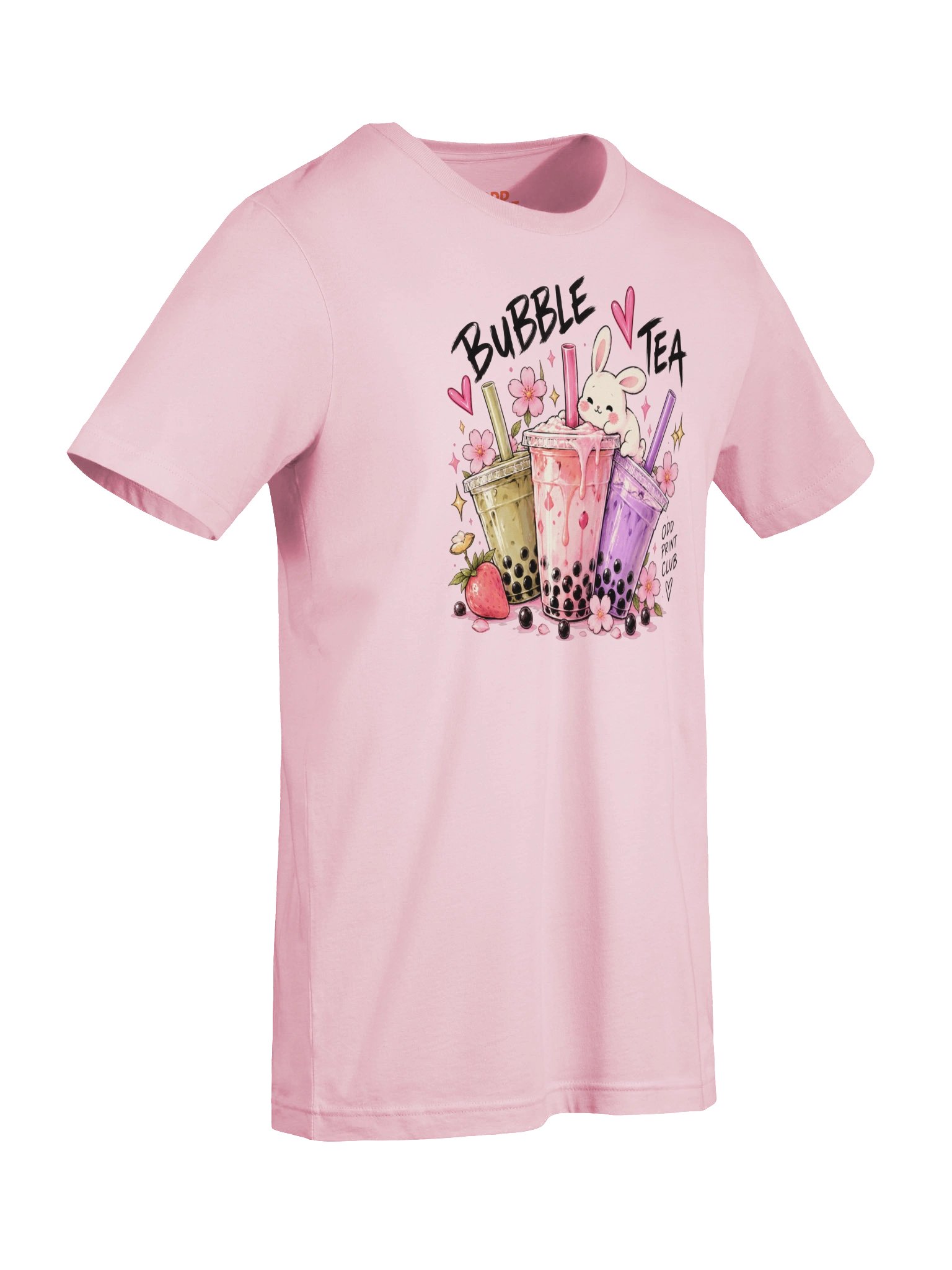 BOBA BABY - Cute Bunny Bubble Tea Graphic T-Shirt product image (8)