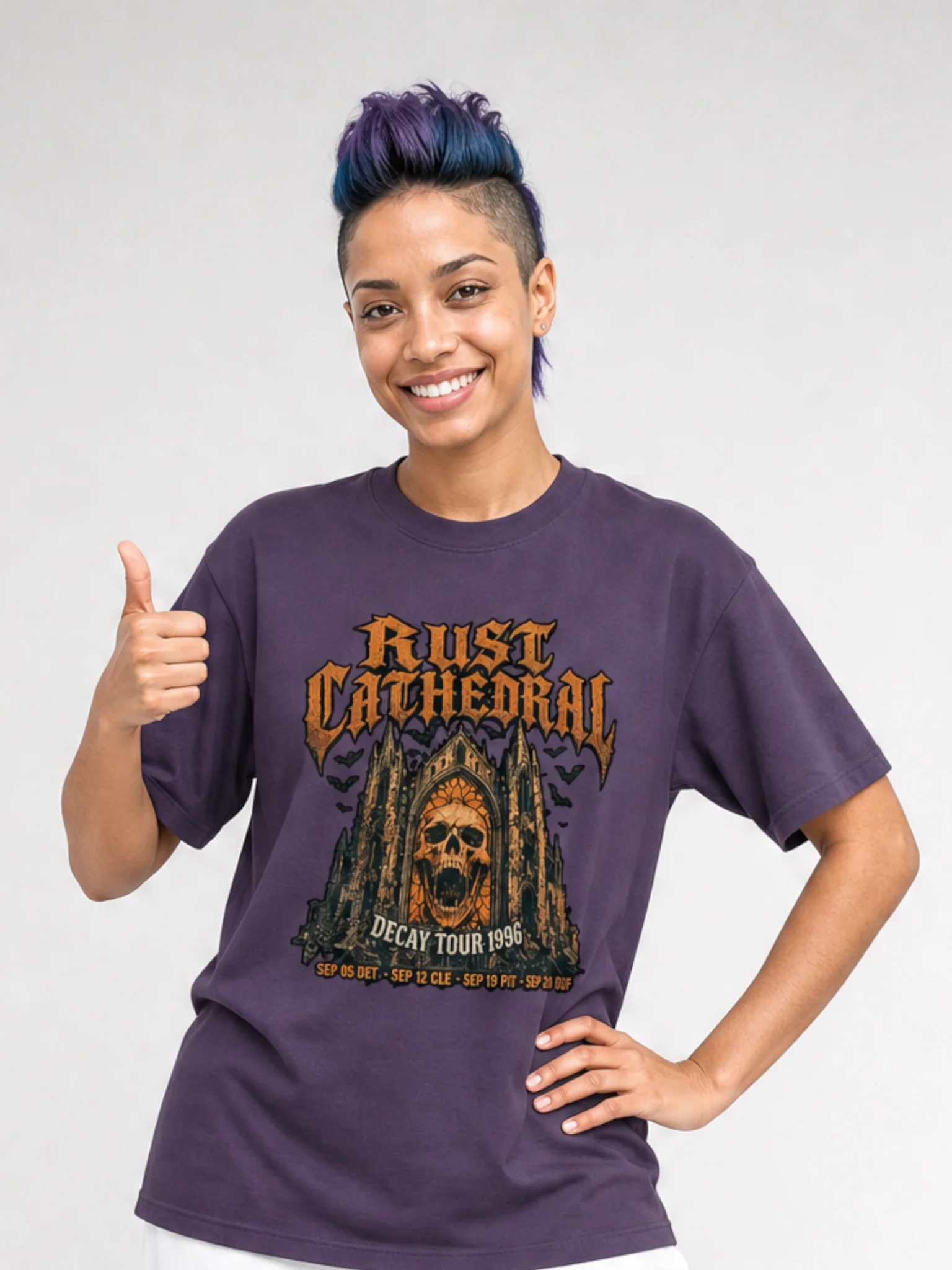 Rust Cathedral Decay Tour Graphic T-Shirt product image (1)