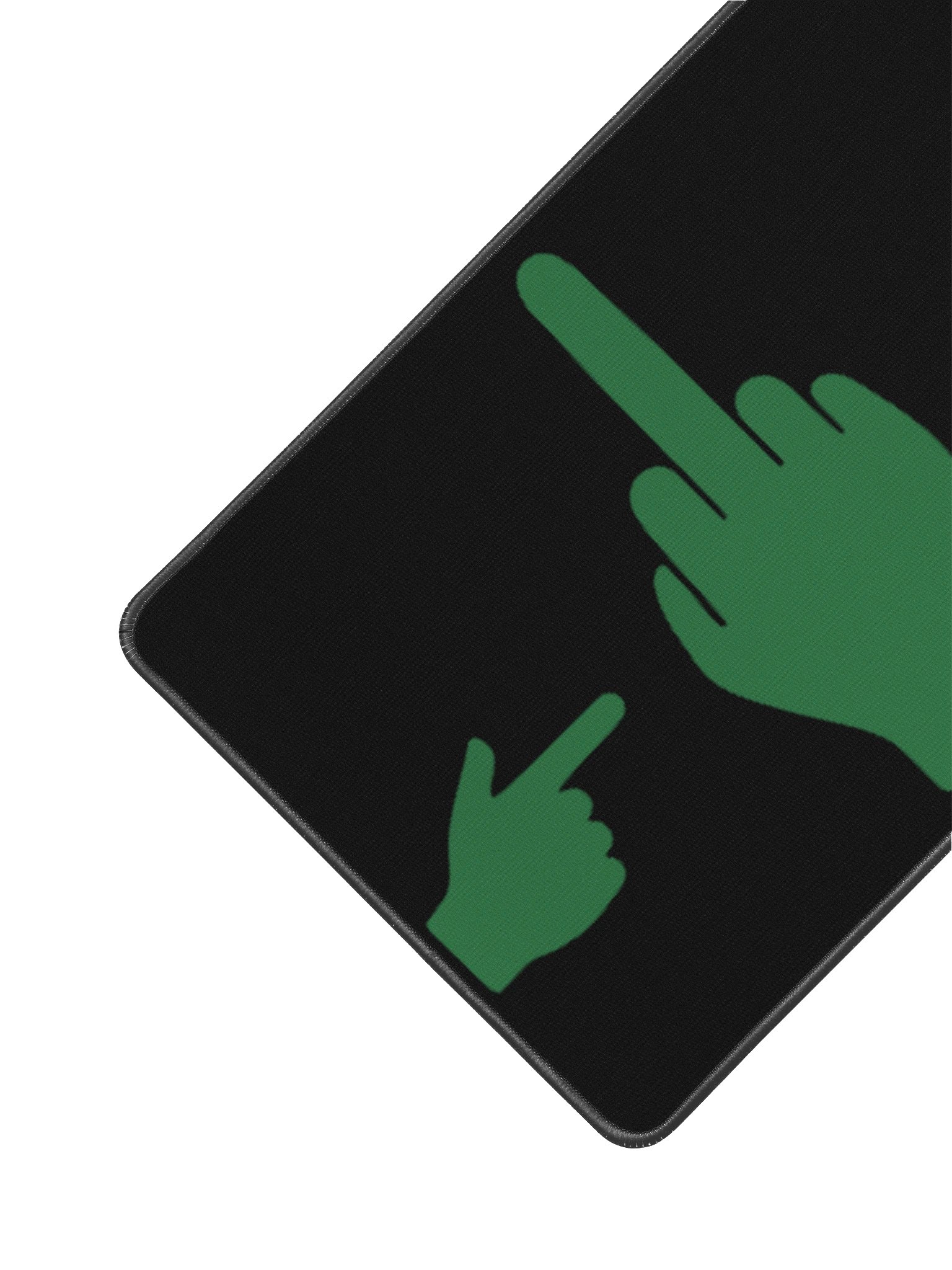 No ShopCo Middle Finger Desk Mat - Forest product image (2)