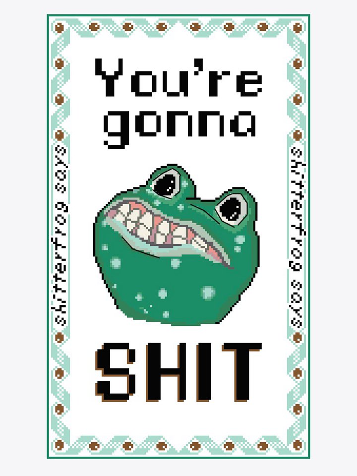DIY Shitterfrog Sampler Pattern product image (1)