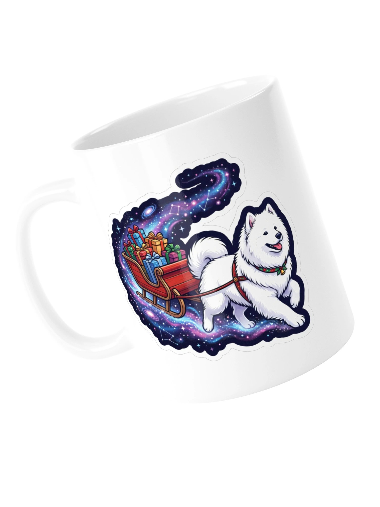 Space Sleigh Samoyed Mug product image (5)