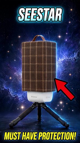 🔭I got tired of my Seestar getting surface scratches and collecting dust on the lens in between my sessions.

So I made these...